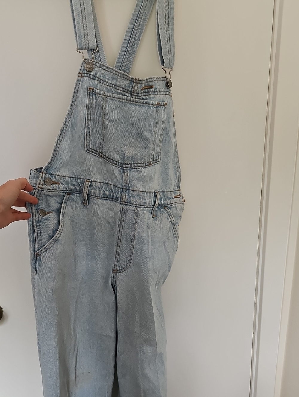 Light Wash Levi's Denim Overalls Size Small